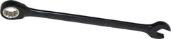 Proto - 10mm 12 Point Combination Wrench - 15° Head Angle, 6-1/4" OAL, Steel, Black Chrome Finish - Eagle Tool & Supply