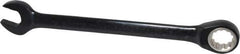 Proto - 18mm 12 Point Combination Wrench - 15° Head Angle, 9-5/16" OAL, Steel, Black Chrome Finish - Eagle Tool & Supply