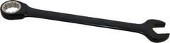 Proto - 19mm 12 Point Combination Wrench - 15° Head Angle, 9-3/4" OAL, Steel, Black Chrome Finish - Eagle Tool & Supply