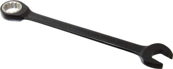 Proto - 11/16" 12 Point Combination Wrench - 15° Head Angle, 8-7/8" OAL, Steel, Black Chrome Finish - Eagle Tool & Supply