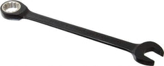 Proto - 11/16" 12 Point Combination Wrench - 15° Head Angle, 8-7/8" OAL, Steel, Black Chrome Finish - Eagle Tool & Supply