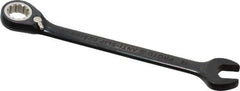 Proto - 14mm 12 Point Combination Wrench - 15° Head Angle, 7-1/2" OAL, Steel, Black Chrome Finish - Eagle Tool & Supply