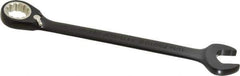 Proto - 11/16" 12 Point Combination Wrench - 15° Head Angle, 8-7/8" OAL, Steel, Black Chrome Finish - Eagle Tool & Supply