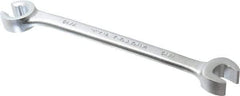 Proto - 7/16 x 7/16", Satin Finish, Combination Flare Nut Wrench - 12 Points, 6-1/32" OAL, Steel, Double End Head - Eagle Tool & Supply