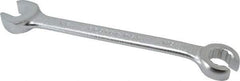 Proto - 1/2 x 1/2", Satin Finish, Combination Flare Nut Wrench - 12 Points, 6-7/16" OAL, Steel, Double End Head - Eagle Tool & Supply