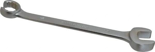 Proto - 3/4 x 3/4", Satin Finish, Combination Flare Nut Wrench - 12 Points, 9-3/16" OAL, Steel, Double End Head - Eagle Tool & Supply