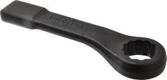 Proto - 1-3/8" 12 Point Striking Box Wrench - Single End, 2-3/8" Head Diam x 7/8" Head Thickness, 8-3/8" OAL, Steel, Black Finish - Eagle Tool & Supply