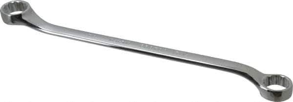 Proto - 13/16" x 7/8" 12 Point Offset Box Wrench - Double End, 1-11/64" Head Diam x 31/64" Head Thickness, 12-11/16" OAL, Steel, Black Finish, 7.5° Offset - Eagle Tool & Supply