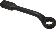 Proto - 1-3/8" 12 Point Striking Box Wrench - Single End, 2-25/64" Head Diam x 1" Head Thickness, 11-1/2" OAL, Steel, Black Finish, 60° Offset - Eagle Tool & Supply