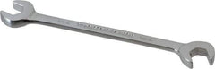 Proto - 9mm Standard Open End Wrench - 4" OAL, Double End, Chrome Finish, 15° & 60° Head Angle - Eagle Tool & Supply