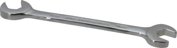 Proto - 11mm Standard Open End Wrench - 5" OAL, Double End, Chrome Finish, 15° & 60° Head Angle - Eagle Tool & Supply