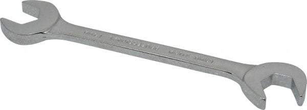 Proto - 14mm Standard Open End Wrench - 5-49/64" OAL, Double End, Chrome Finish, 15° & 60° Head Angle - Eagle Tool & Supply