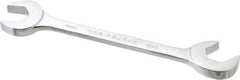 Proto - 18mm Standard Open End Wrench - 6-47/64" OAL, Double End, Chrome Finish, 15° & 60° Head Angle - Eagle Tool & Supply