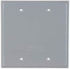 Cooper Crouse-Hinds - Electrical Outlet Box Aluminum Weatherproof Cover - Includes Gasket - Eagle Tool & Supply