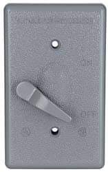 Cooper Crouse-Hinds - Electrical Outlet Box Aluminum Weatherproof Cover - Includes Gasket - Eagle Tool & Supply