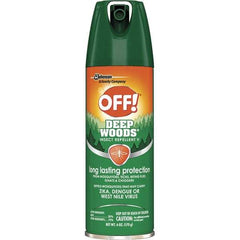 OFF! - 6 oz 25% DEET Aerosol Spray - For Black Flies, Chiggers, Fleas, Gnats, Mosquitos, Ticks - Eagle Tool & Supply