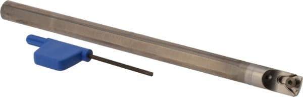 Iscar - 0.448" Min Bore Diam, 6" OAL, 3/8" Shank Diam, Indexable Boring Bar - TP.. 21.51 Insert, Screw Holding Method - Eagle Tool & Supply