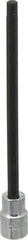Proto - 3/8" Drive, 6mm Hex Bit Socket - 6-29/32" OAL, 5" Bit Length - Eagle Tool & Supply