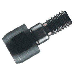 Iscar - T08 Connection to Tip, M08 Connection to Shank, Milling Tip Insert Threaded Extension - 0.6299 Inch Extension Length, 0.4606 Inch Max Diameter, FlexFit and Multimaster Series - Eagle Tool & Supply