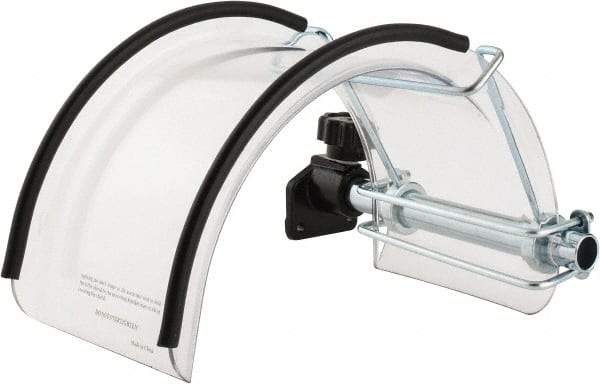 PRO-SAFE - 6 to 12 Inch Chuck Size, 6 Inch Center Height, Lathe Guard - 6 Inch Lathe Size, 12 Inch Long, 6 Inch Wide - Eagle Tool & Supply