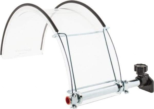 PRO-SAFE - 16 to 20 Inch Max Chuck Size, 10 Inch Center Height, Lathe Guard - 16 Inch Lathe Size, 19.7 Inch Long, 8 Inch Wide - Eagle Tool & Supply