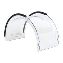 PRO-SAFE - 12 Inch Long x 6 Inch Wide Lexan Replacement Shield - For Use With Flexbar - Latheguard Shield - Eagle Tool & Supply