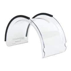 PRO-SAFE - 12 Inch Long x 6 Inch Wide Lexan Replacement Shield - For Use With Flexbar - Latheguard Shield - Eagle Tool & Supply