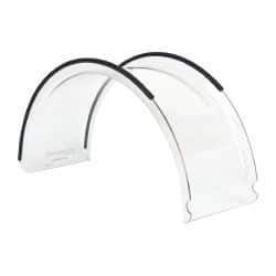 PRO-SAFE - 8 Inch Wide Lexan Replacement Shield - For Use With Flexbar - Latheguard Shield - Eagle Tool & Supply