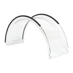 PRO-SAFE - 8 Inch Wide Lexan Replacement Shield - For Use With Flexbar - Latheguard Shield - Eagle Tool & Supply