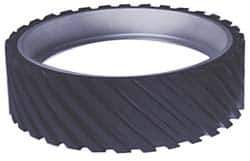 Made in USA - 14" Diam x 3" Wide Contact Wheel - Quick Change, Soft - Eagle Tool & Supply