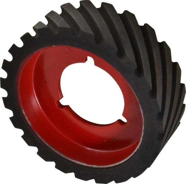 Made in USA - 6" Diam x 2" Wide Contact Wheel - Quick Change, Medium - Eagle Tool & Supply
