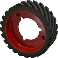 Made in USA - 6" Diam x 2" Wide Contact Wheel - Quick Change, Hard - Eagle Tool & Supply