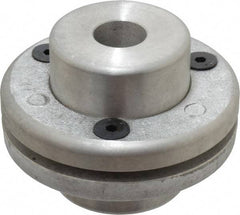 Made in USA - 6" Diam Contact Wheel Hub - 3/4" Arbor Hole, Quick Change - Eagle Tool & Supply