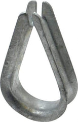 Value Collection - 5/16" Wire Rope Thimble Clip - Steel, Galvanized - Eagle Tool & Supply