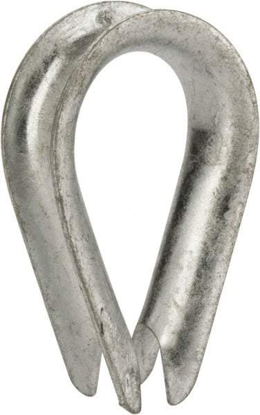 Value Collection - 7/16" Wire Rope Thimble Clip - Steel, Galvanized - Eagle Tool & Supply