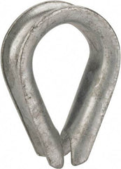 Value Collection - 3/4" Wire Rope Thimble Clip - Steel, Galvanized - Eagle Tool & Supply