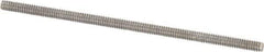 Value Collection - #2-56 2" OAL Fully Threaded Stud - Stainless Steel, Plain Finish - Eagle Tool & Supply