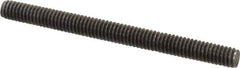 Value Collection - #8-32 2" OAL Fully Threaded Stud - Stainless Steel, Plain Finish - Eagle Tool & Supply