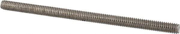 Value Collection - #8-32 3" OAL Fully Threaded Stud - Stainless Steel, Plain Finish - Eagle Tool & Supply