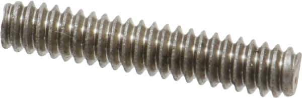 Value Collection - #10-24 1" OAL Fully Threaded Stud - Stainless Steel, Plain Finish - Eagle Tool & Supply