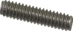 Value Collection - 1/4-20 1" OAL Fully Threaded Stud - Stainless Steel, Plain Finish - Eagle Tool & Supply
