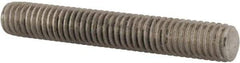 Value Collection - 3/8-16 2-1/2" OAL Fully Threaded Stud - Stainless Steel, Plain Finish - Eagle Tool & Supply