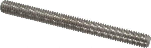 Value Collection - 3/8-16 4" OAL Fully Threaded Stud - Stainless Steel, Plain Finish - Eagle Tool & Supply