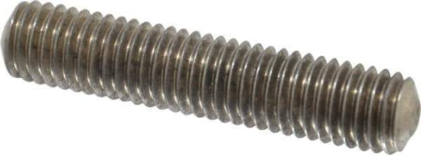 Value Collection - 1/2-13 2-1/2" OAL Fully Threaded Stud - Stainless Steel, Plain Finish - Eagle Tool & Supply