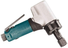 Dynabrade - 1/4" Collet, Angle Handle, Air Angle Die Grinder - 18,000 RPM, Front Exhaust, 35 CFM, 0.7 hp, 90 psi, 1/4 NPT Inlet - Eagle Tool & Supply