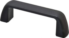 J.W. Winco - 4.61" Center to Center, Black Matte Finish Plastic Pull Handle - 1.57" High - Eagle Tool & Supply