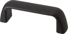 J.W. Winco - 105mm Center to Center, Black Matte Finish Plastic Pull Handle - 29mm Long, 37mm High - Eagle Tool & Supply