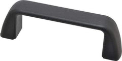 J.W. Winco - 117mm Center to Center, Black Matte Finish Plastic Pull Handle - 32mm Long, 40mm High - Eagle Tool & Supply