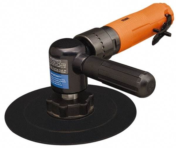 Dotco - 9,000 RPM, 0.9 hp, Handheld Pneumatic Buffer - 5/8-11" Spindle Thread, 1/4" Inlet - Eagle Tool & Supply