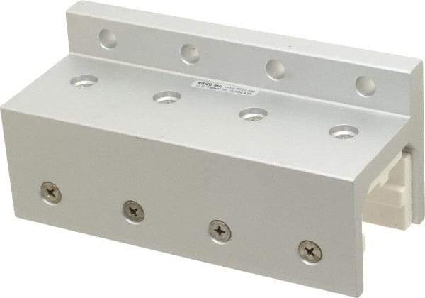 80/20 Inc. - 2-1/2" Wide, 2-3/4" High, Open Shelving Accessory/Component - Aluminum, 6" Long, 6" Deep, Use with Series 15 - 1515 Extrusion - Eagle Tool & Supply